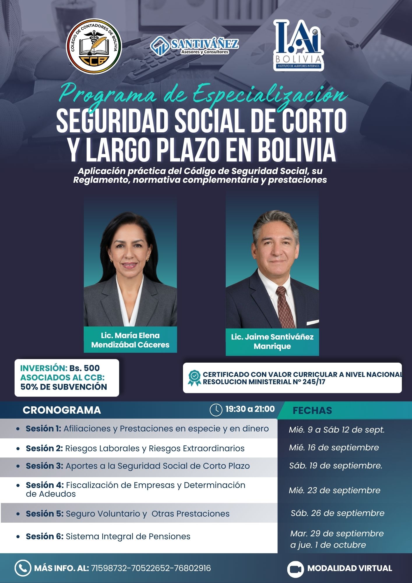 Blue and Green Corporate Business Workshop Flyer 2