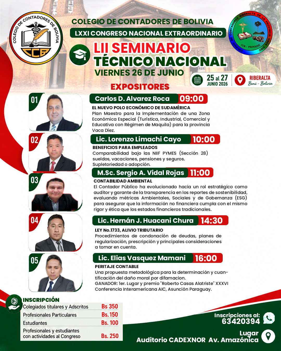 SEMINARIO RIBERALTA